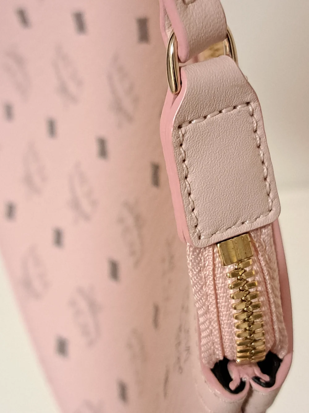 MCM Powder Pink Coated Canvas 8
